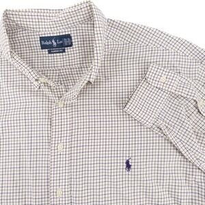 Polo Ralph Lauren Men's 3XLT Classic Fit Long Sleeve Button Up Shirt Cotton Pony